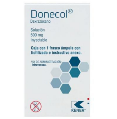 Donecol 500 mg - Dexrazoxano Solución Inyectable