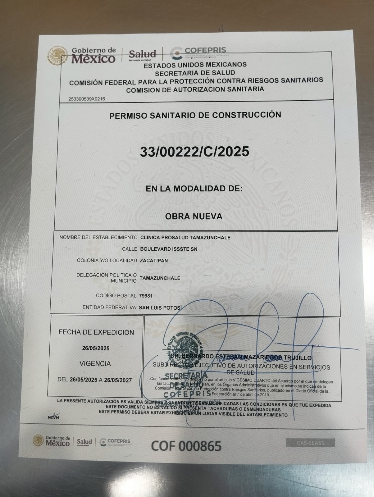 Gestión de Trámites COFEPRIS